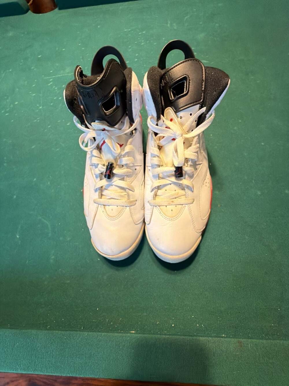 Nike Air Jordan 6 Retro White Infrared Basketball Sneakers